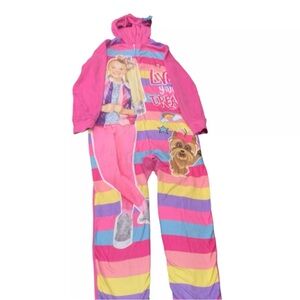Nickelodeon JOJO Siwa Sz L Pajamas Girls one piece
